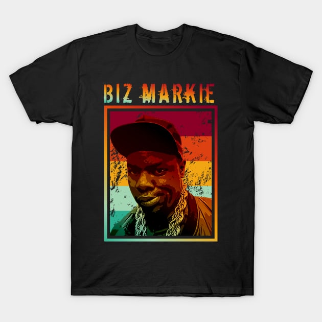 Biz markie | Retro potrait T-Shirt by Aloenalone